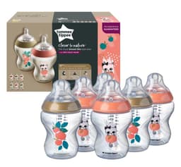 6 בקבוקי טומי טיפי ורוד זהב 260 מ"ל