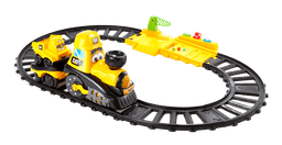 סט מסילות רכבת וחברים חשמלי מסדרת CAT JUNIOR