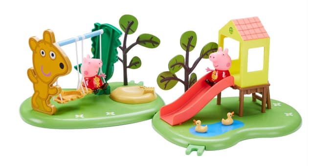 פפה פיג- ערכה לבחירה - מגלשה או נדנדה