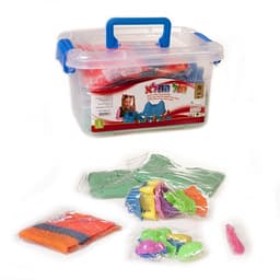 חול יצירה 2ק"ג+אביזרים