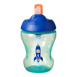 כוס שתייה 230 מ"ל 7m+ עם קש מסדרת Tommee Tippee Cup Straw