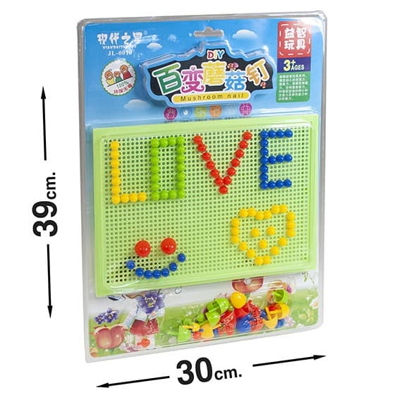 משחק פטריות צבעוני בבליסטר