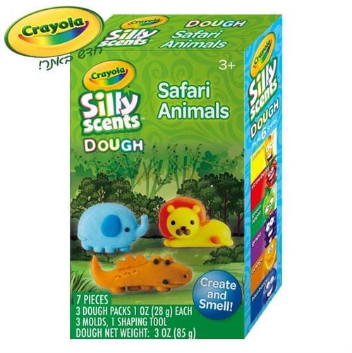 ערכת משחק חיות ג'ונגל - בצק ריחני קריולה