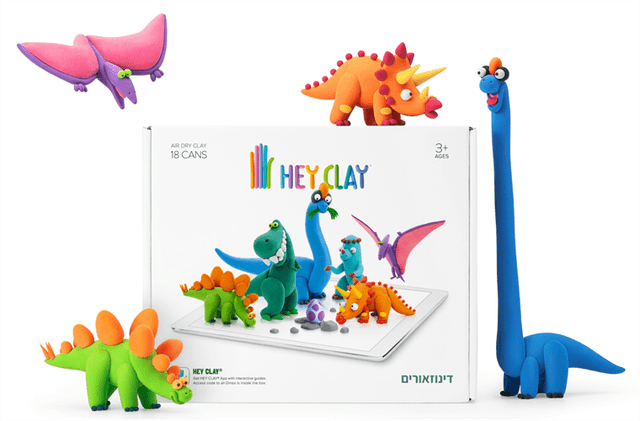 היי קליי - Hey Clay - סט דינוזאורים