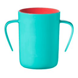 כוס 360 Easiflow חסינת דליפות עם ידיות אחיזה - ירוק מנטה