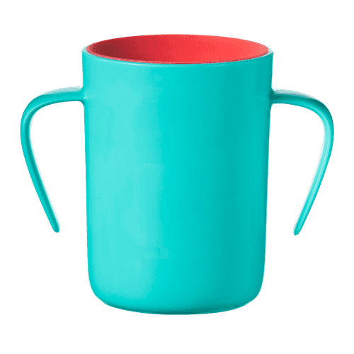 כוס 360 Easiflow חסינת דליפות עם ידיות אחיזה - ירוק מנטה