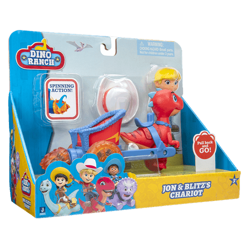 חוות דינו - ג'ון ובליץ עם מרכבה מסתובבת