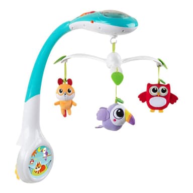 מובייל מוזיקלי היער הקסום עם מקרן - New Magic Forest Mobile Projection