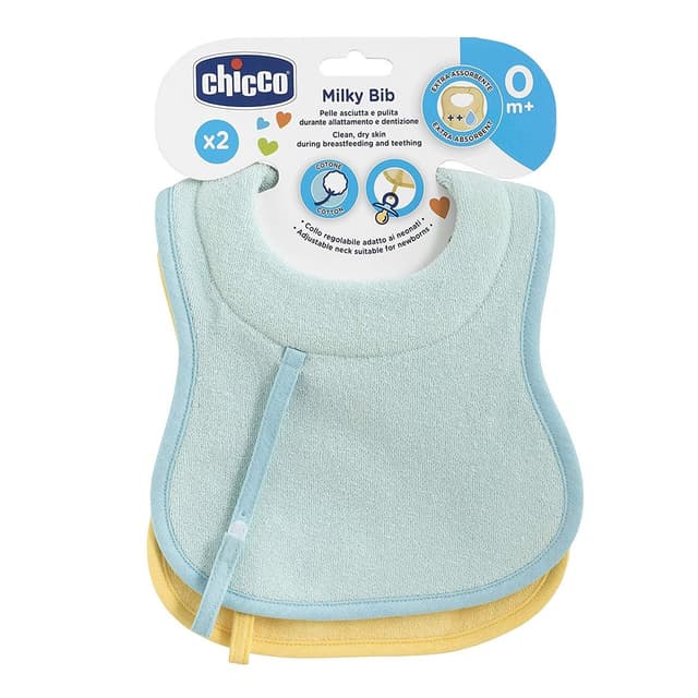זוג סינרים - Bib 0M+ 2 PCS