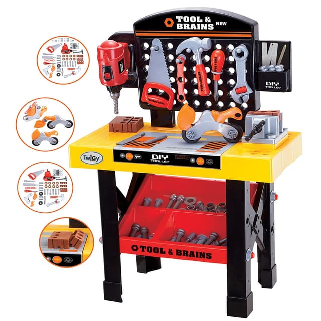 שולחן עבודה וערכת כלים - DIY Tools Set Table