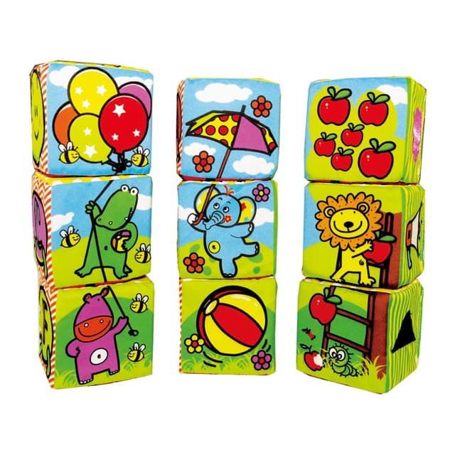 קוביות משחק רכות 9 יחידות - Smart Activity Blocks 9 Pcs Set