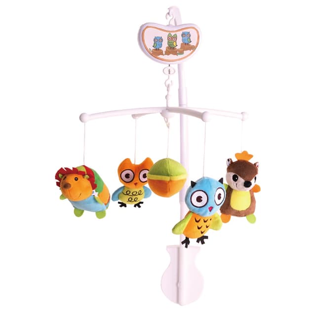 מובייל מוסיקלי - Hoot Hoot Owl Musical Mobile