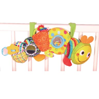 צעצוע לעגלה - Bizzy Bussy Stroller Fun Caterpillar