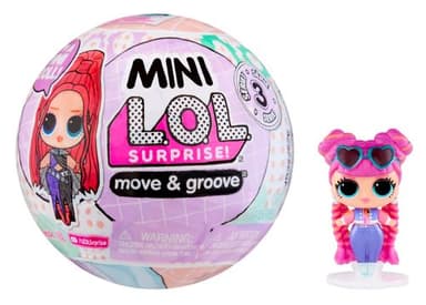 כדור LOL MINI - move amp; groove עם 5 הפתעות (22 בדיספליי)