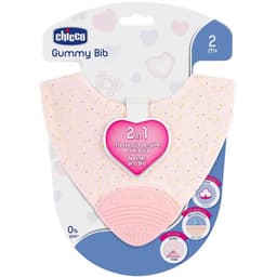 סינר + נשכן גומי - Gummy Bib Teether