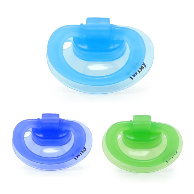שלישיית מוצצי סיליקון - Flawlesse™ Silicone Pacifier Size M