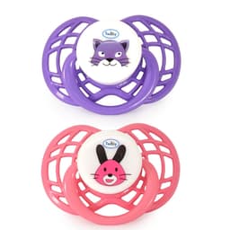 זוג מוצצי סיליקון - Flawless™ Air - 2 pc Silicone Pacifier in Case 6-18 Months