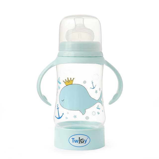 בקבוק רחב עם ידיות אחיזה - Flawless™ Wide Neck Bottle with handle