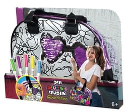 תיק פאייטים אופנתי עם ציור מתחלף