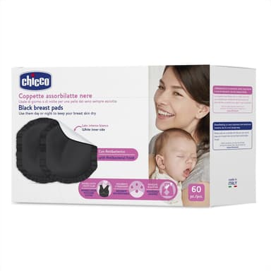 רפידות הנקה אנטי-בקטריאלי 60 יח' שחור - Breast Pads 60 Pcs Black