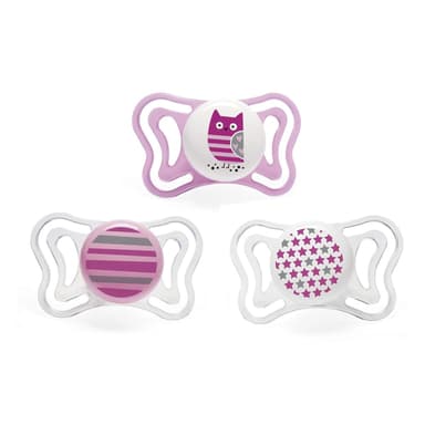 זוג מוצצי סיליקון 6-16M פיזיו לייט - Physio Light