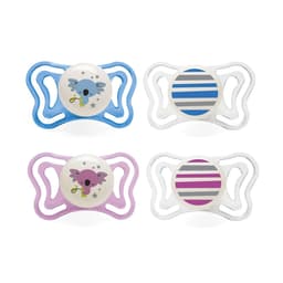 זוג מוצצי סיליקון 6-16M פיזיו לייט לומי - Physio Light Lumi