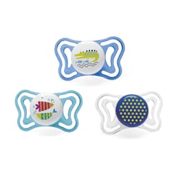 זוג מוצצי סיליקון 16-36M פיזיו לייט - Physio Light