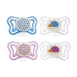 זוג מוצצי סיליקון 16-36M פיזיו לייט לומי - Physio Light Lumi