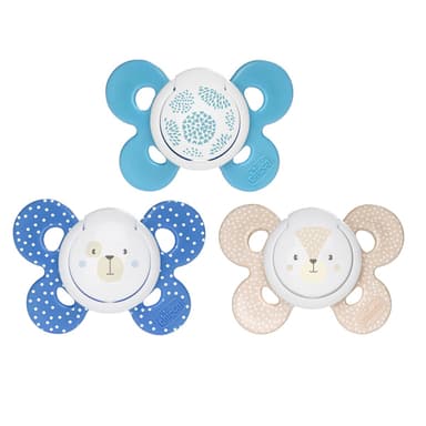זוג מוצצי סיליקון 6-16M קומפורט - Soother Comfort Boy Sil