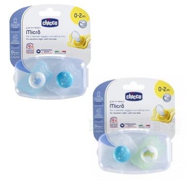 זוג מוצצי סיליקון 0-2M מיקרו - Micro Silicone