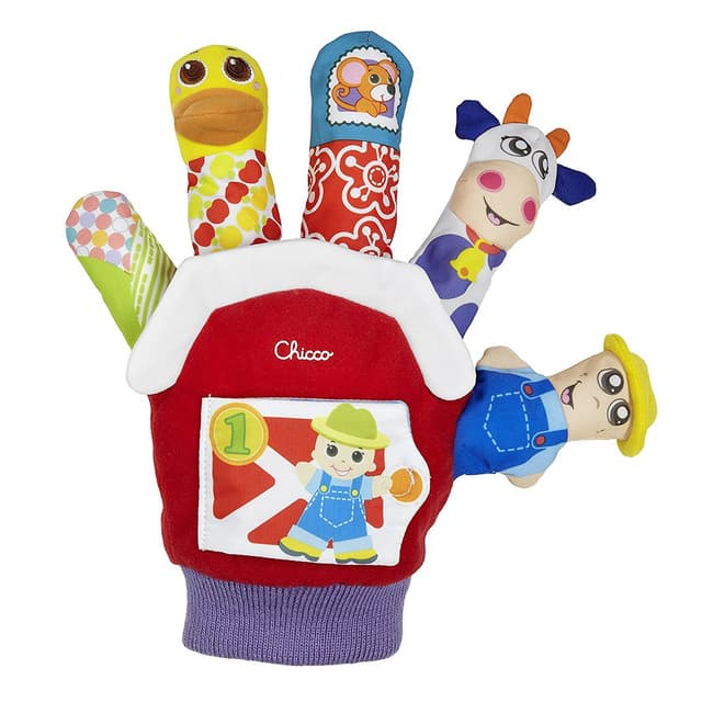 כפפת בובות חיות החווה - Farmyard Finger Puppet