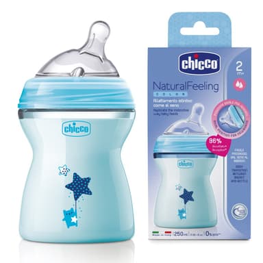 בקבוק נטורל פילינג תכלת - Natural Feeling Bottle