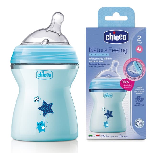 בקבוק נטורל פילינג תכלת - Natural Feeling Bottle