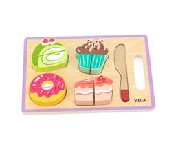 ויגה לוח פאזל - חיתוך קינוחים
