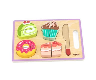 ויגה לוח פאזל - חיתוך קינוחים