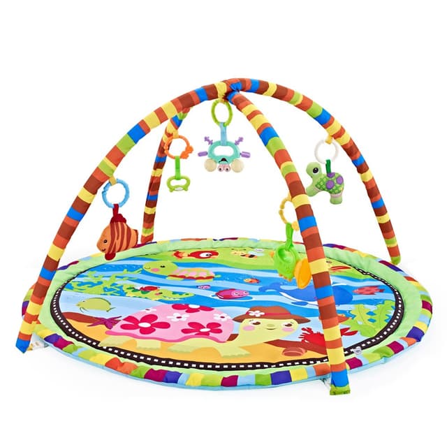 משטח פעילות עם קשת צעצועים - Animals amp; Smiles