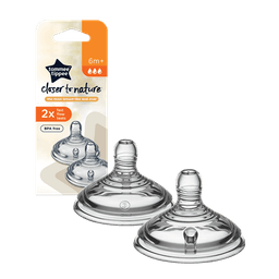 פטמה בזרימה מהירה שלב 3 6m+ מסדרת Closer To Nature (זוג במארז)