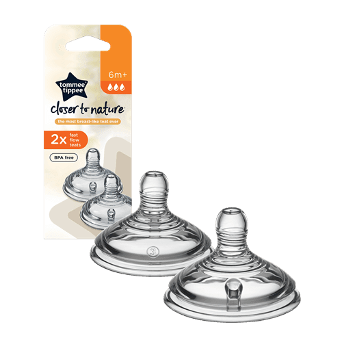 פטמה בזרימה מהירה שלב 3 6m+ מסדרת Closer To Nature (זוג במארז)