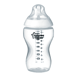 בקבוק הזנה 340 מ"ל טומי טיפי Tommee Tippee פטמה בזרימה משתנה מסדרת Closer To Nature