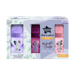 שלישיית בקבוקים 260 מ"ל גווני ורוד Closer To Nature