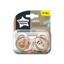 הכי טבעי זוג מוצצי מודה ורוד 0-6