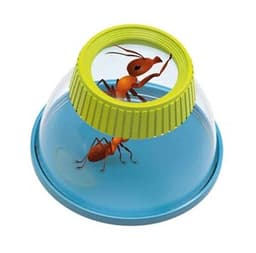 זכוכית מגדלת איכותית מאוד עם סוגר לחקר חרקים מבית בוקי צרפת Buki France