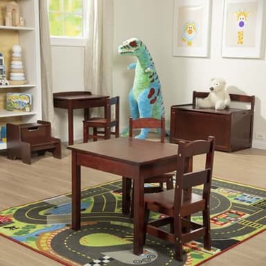 סט שולחן וכיסא מעץ - חום מבית מליסה ודאג Melissa And Doug