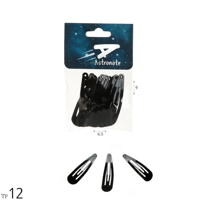 סיכות שיער 1/12