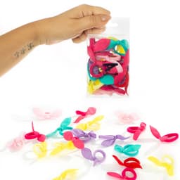 גומיות שיער פפיון חלק 20 יח’