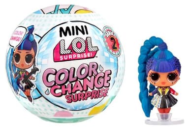 LOL MINI הפתעת שינוי צבע עם 5 הפתעות (דיספליי-22 יח')