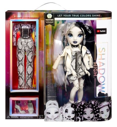 בובת אופנה שאדו היי - שחור/לבן