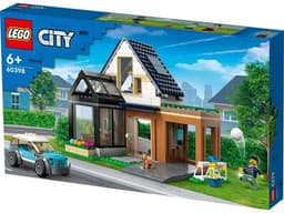 לגו סיטי - בית משפחתי ומכונית חשמלית 60398