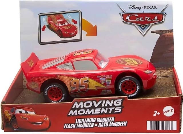 מכוניות סרט - מכונית ספידי מקווין חלקים זזים