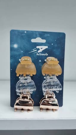 מארז קליפסים מטאליק 6 יח’